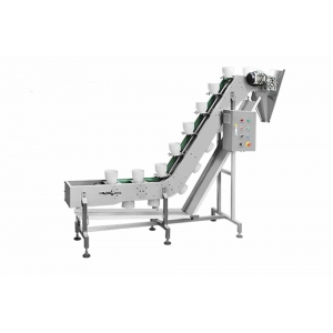 Bowl type inclined conveyor